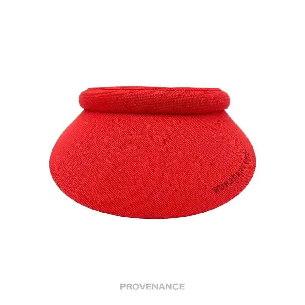 🔴 Burberry Golf Visor - Nova Check Red